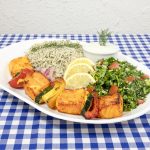 Salmon Kabab - Donair Surrey Mr Greek Donair